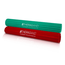 THERABAND FlexBar, Tennis Elbow Therapy Bar, Set of 2, Light-Medium