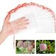 thumbnail image 1 of 100 bolsas de protección de frutas de 6.0 x 4.0 in, bolsas de red de jardín con cordón, bolsas de red de frutas, bolsas de árboles frutales, bolsas de barrera de red para proteger frutas y verduras, 1 of 5