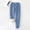 Blue, variant on Jesvior Women'S Fleece Lined Casual Pants with Pockets Elastic Waist Bandage Leggings Warm Cozy Trousers for Fall Winter