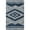 Navy/Ivory, variant on SAFAVIEH Micro-Loop Glenda Geometric Aztec Wool Area Rug, Charcoal/Ivory, 2' x 3'
