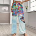 thumbnail image 2 of Up Balloons House Sky Pajama Pants Loose Pajamas Female Breathable Home Trousers Leisure Sleeping Pants Large Size, 2 of 6