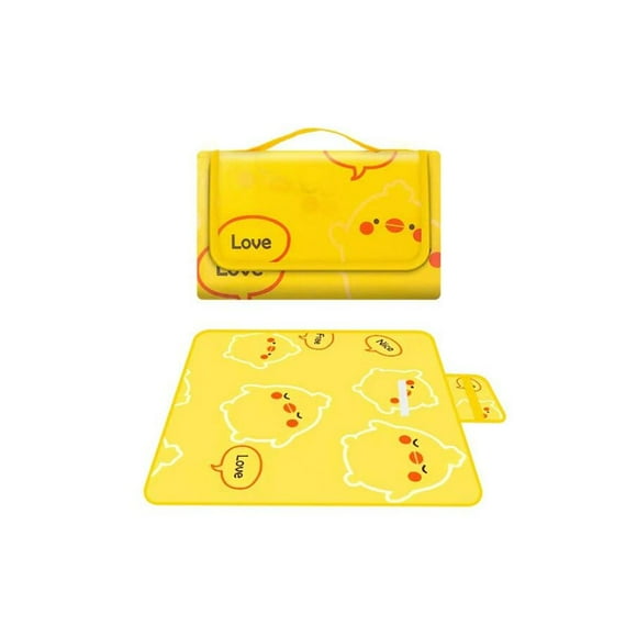Tapete Impermeable Elegate Para Picnic Camping 150cm X 200cm Amarillo