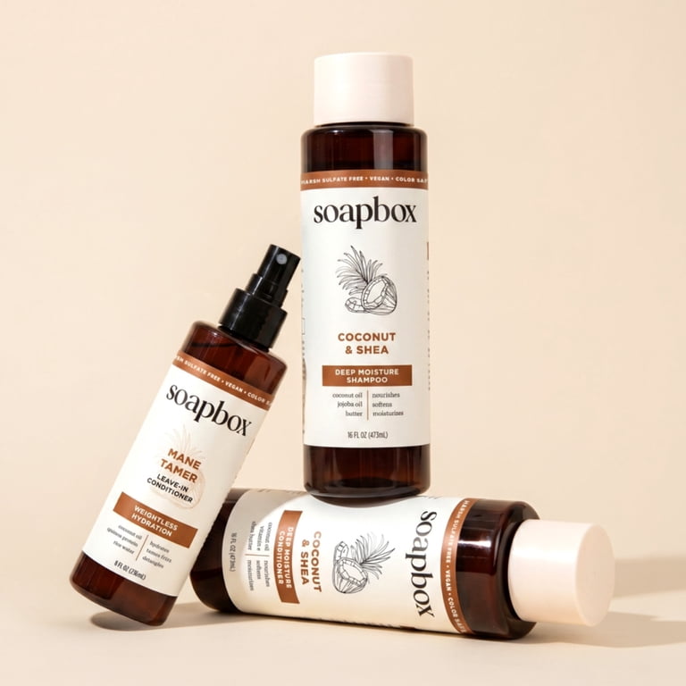 Soapbox Coconut & Shea Deep Moisture Shampoo, 16 oz photo 7