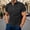 Black, variant on Men Polo Shirts Short Sleeve Quarter Button Up Tees Shirts Lightweight Grey Summer Shirts for Men