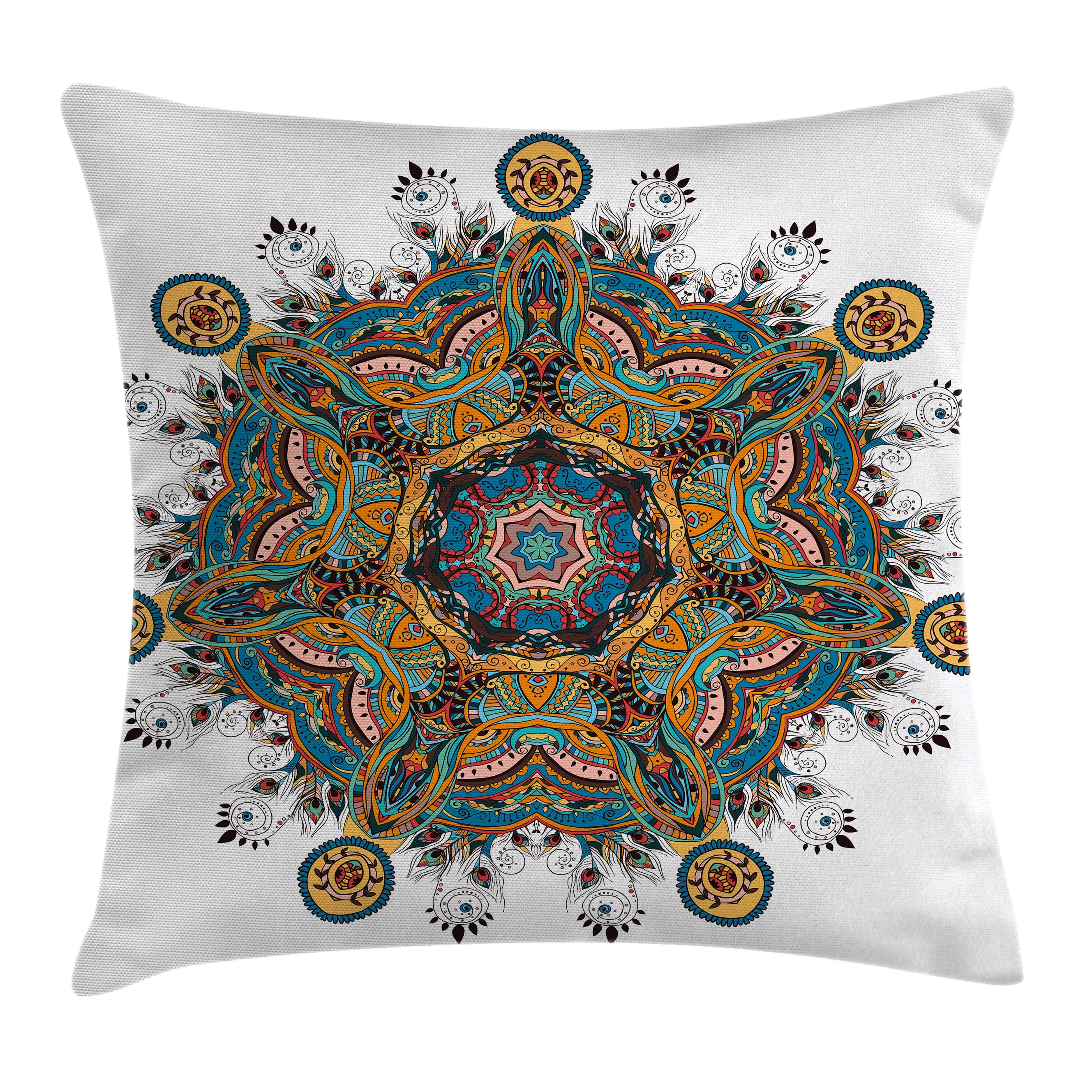 mandala outdoor pillows