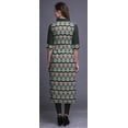 thumbnail image 4 of Bimba Rayon StraightÂ&nbsp;Straight Kurti For Women LongÂ&nbsp;KurtiÂ&nbsp;Dress Printed Indian Top, 4 of 6
