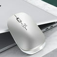 thumbnail image 2 of Ratón Inalámbrico de Computadora, Ratón Recargable Silencioso de Oficina con Botón de Silencio, 11.1x6.5x3.0cm, Receptor Bluetooth 2.4G de Baja Potencia, Ratón Inalámbrico Ergonómico, 2 of 7