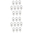 thumbnail image 1 of 20 Piezas de Plata de Ley 925, Alfileres de Ojo de Perlas, de Fianza, Conectores, Hallazgos de 5 Mm Zulema Steriling silver eys pins, 1 of 8