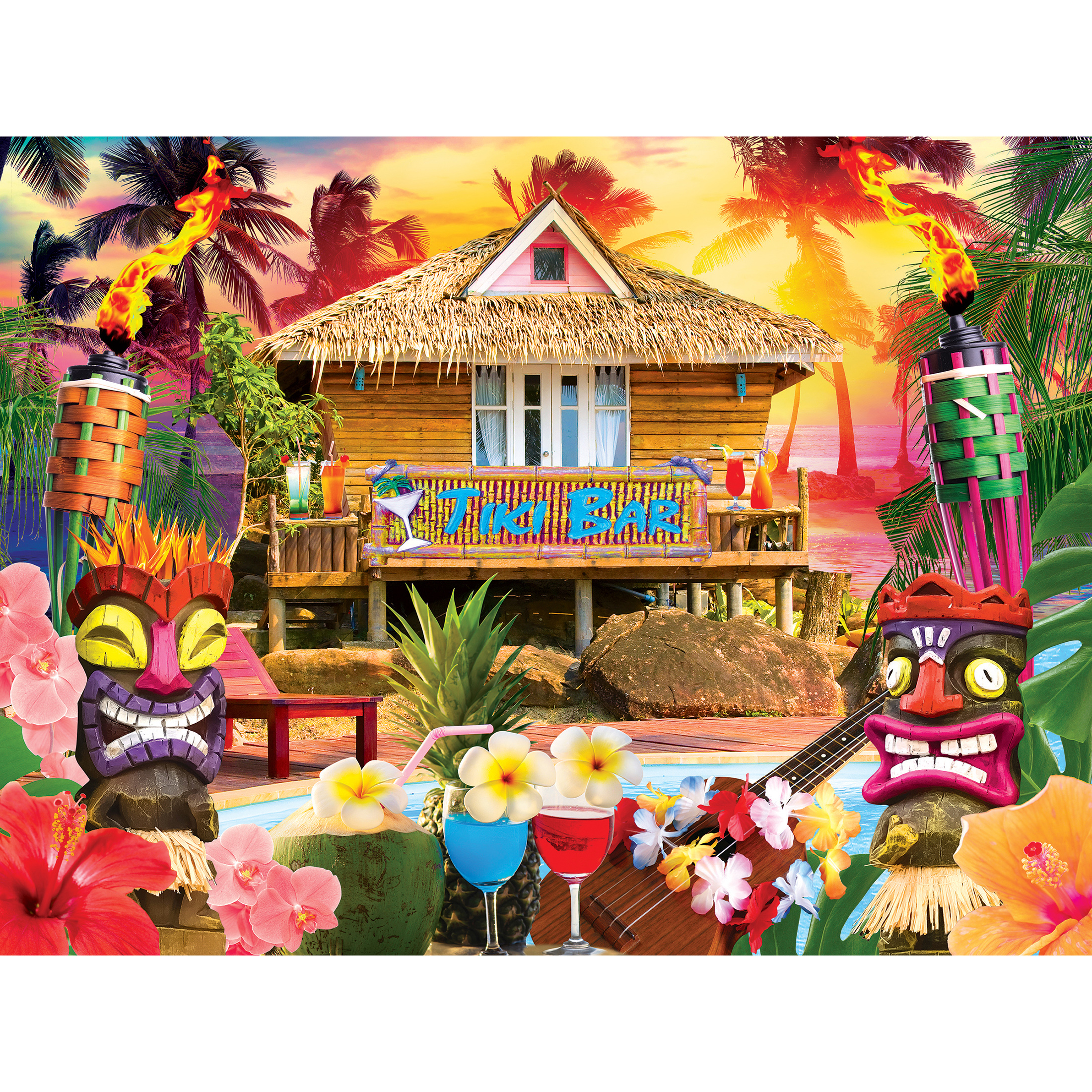 Cra-Z-Art Kodak 350-Piece Tiki Island Adult Jigsaw Puzzle