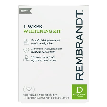 Rembrandt 1 Week Teeth Whitening Kit, 14