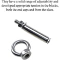 thumbnail image 4 of Expansion Bolt Screw Sleeve Anchor， 304 Stainless Steel Expansion Ring Screws M6x80mm Ring Lifting Eye Bolt Hole Anchor Tapping Screw Hanging Hook Fastener Bite Securely Not Slip Damage for Hose Reel, 4 of 5