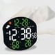 thumbnail image 3 of Electronic LED clock with large screen, time/date/temperature, 12/24hour, dual alarm, remote Ref: 5802, 3 of 5