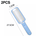 thumbnail image 2 of Amoladora de pie de acero inoxidable Lima de pedicura Foot-2pcs Agujero cuadrado azul MFZFUKR CPB-US-YYM296-5, 2 of 5