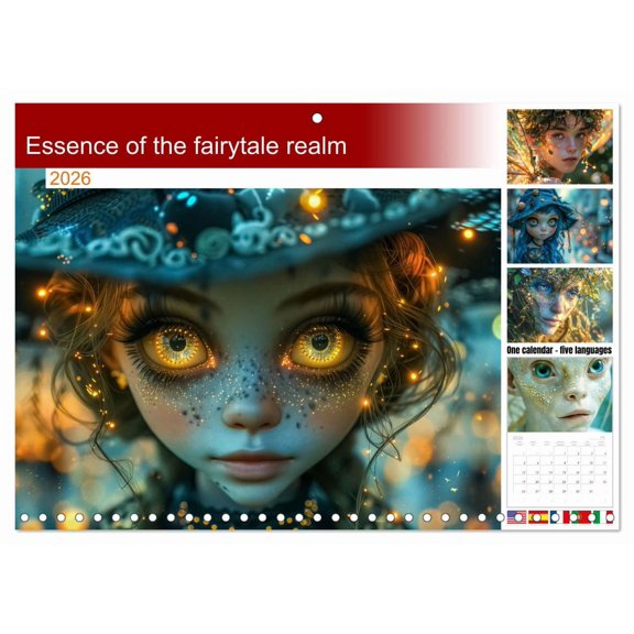 Essence of the fairytale realm (Monthly Wall Calendar 2026 11.7 x 16.5 (open)), CALVENDO 14 Month Calendar