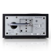 Tivoli Audio Model Three AM/FM Bluetooth Clock Radio with USB Charging Ports (Black Ash/Silver)