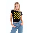 thumbnail image 4 of Ragstock Mushroom Check Crop Tee, 4 of 4