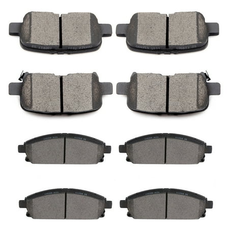 SCITOO 8pcs Ceramic Brake Pads Kits Brakes Pads Set fit for 2003 2004 2005 2006 for Acura MDX