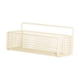 thumbnail image 2 of Spice Rack Organizador Montaje de pared Minimalista Minimalista fácil de instalar Cesta de almacenamiento de alambre de cesta de cocina colgante para 23.5CMX10.5CMX12CM, 2 of 8