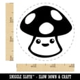 thumbnail image 2 of Cute Kawaii Toadstool Mushroom Rubber Stamp for Scrapbooking Crafting Stamping - Small 3/4 Inch, 2 of 7