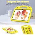 thumbnail image 2 of Kids Friendly Portable Tablet Case for Walmart Onn 10.1" 3rd Gen 2022 Release (Model:100071485) Case, EVA Foam Cute Pattern with Kickstand Cute Cartoon Shockproof PC Case - Yellow, 2 of 8