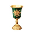 thumbnail image 1 of europea, , , con relieve retro, pequeños regalos artesanales, dorada, copa de Verde, 1 of 8