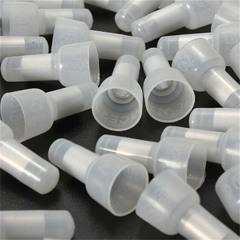 100 Closed End Crimp Caps 1210 GA AWG Gauge Wire Connectors Terminals