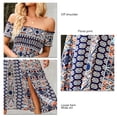 thumbnail image 3 of Vestido bohemio de una pieza con hombros descubiertos ANGGREK Otros, 3 of 6