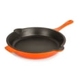 thumbnail image 2 of BergHOFF Neo 3pc Cast Iron Cookware Set, Fry Pan & Round Dutch Oven, Orange, 2 of 7