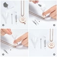thumbnail image 6 of Round with Paw Print Pet Cremation Jewelry for Ashes Urn Necklace Lockets for Dog Cat Ashes Holder, 6 of 7