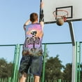 thumbnail image 5 of Naloa Sky Sunflower Skull Basketball Jersey Reversible Men's Mesh Athletic Sports Shirts Training Practice S-4XLXX-Large, 5 of 6