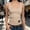 Beige, variant on Y2k Ribbed Sleeveless Shirts for Women Metal Grommet Eyelet Studded Tank Tops Scoop Neck Camisole Edgy Grunge Punk Streetwear Going Out Apparel Pink L