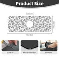 thumbnail image 2 of Sikiie Hand Drawn Turtle Splash Guard for Sink Faucet-1 PC Super Absorbent Fast Drying Mat Sink Gadgets-Splash Guard for Kitchen, Sink Mat, 2 of 7