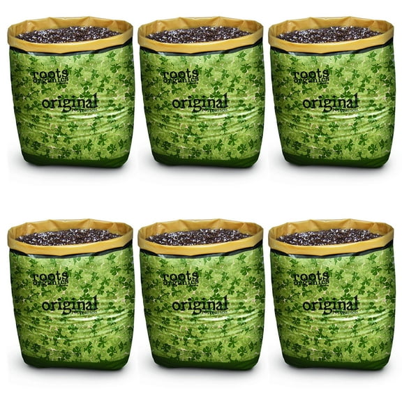 Roots Organics Hydroponic Garden Coco Fiber-Based Soil 1.5 cu ft (6 Pack)