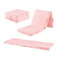 thumbnail image 6 of Kepooman Foldable Floor Mattress for Kids with Washable Flannel Cover-Pink, 6 of 6