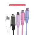 thumbnail image 5 of onn 6ft USB-C to USB-A Charging Cable, USB-IF Certified, Blue - Compatible with iPhone 16 Series, iPhone 15 Series, Samsung Galaxy, Note, Pixel Devices iPad Pro, & More, 5 of 6