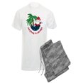 thumbnail image 1 of CafePress - Christmas In Paradise - Men's Light Pajamas, 1 of 1