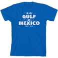 thumbnail image 3 of RIP Gulf of Mexico 1607-2025 Youth Royal Blue Crew Neck Short Sleeve Tee-Medium, 3 of 4