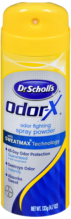 dr scholl's odor x spray powder