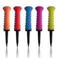 thumbnail image 4 of facefd Lot de 6 Tees de Golf en Caoutchouc Professionnels Réutilisables Support de Balles Accessoires d'Entraînement Extérieur Intérieur pour Entraîneurs Orange, 4 of 4