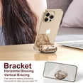 thumbnail image 5 of ELEHOLD Full Body Case for Airpods 4th Gen, Shockproof Protective Case with Keychain, 90° Hidden Stand, Safety Lock,B, 5 of 7