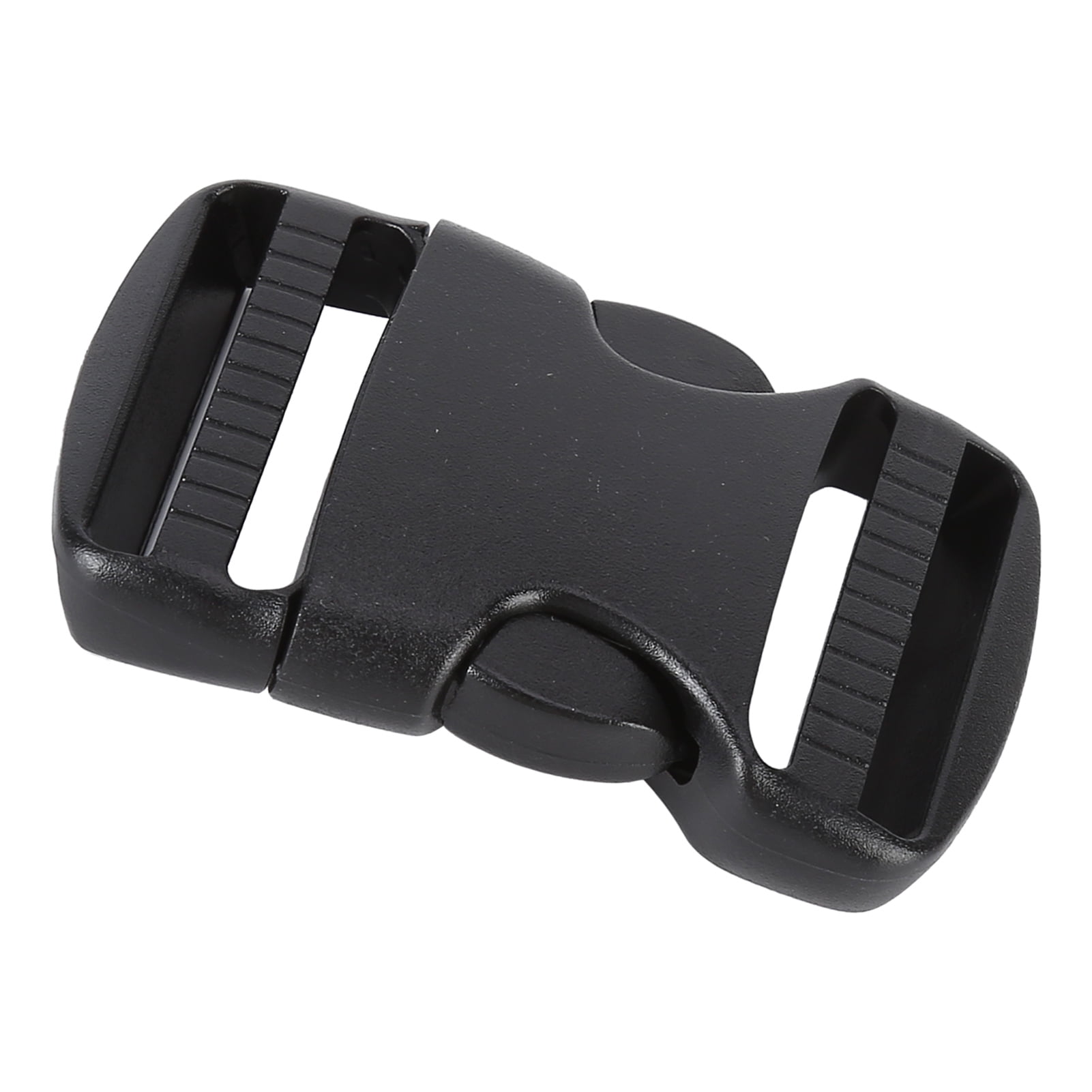Black Plastic Dual Adjustable Strap Buckles, Quick Release Buckle