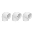 thumbnail image 4 of 12Pcs PVC Pipe Fittings 2 Way 90 Degree Elbow Adapter Plastic Water Supply Joints Pipe Connector For DIY PVC Shelf Garden Support Structure Storage Frame, 4 of 8