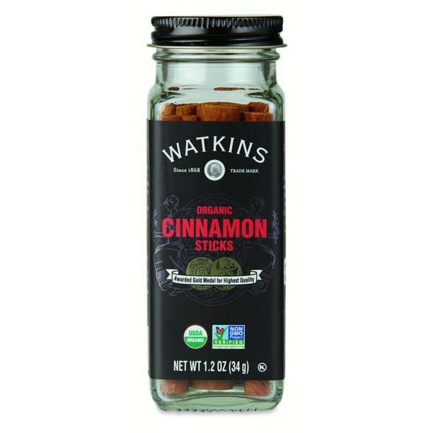 Watkins Gourmet Organic Spice Jar, Cinnamon Sticks, 1.2 oz Walmart