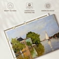thumbnail image 6 of Elephant Stock Houses On The Achterzaan 1871 Wall Art - Horizontal Canvas Wall Art - Living Room Wall Decor - Places Canvas - Green And Gray Decor By Claude Monet - 36" x 24", 6 of 8