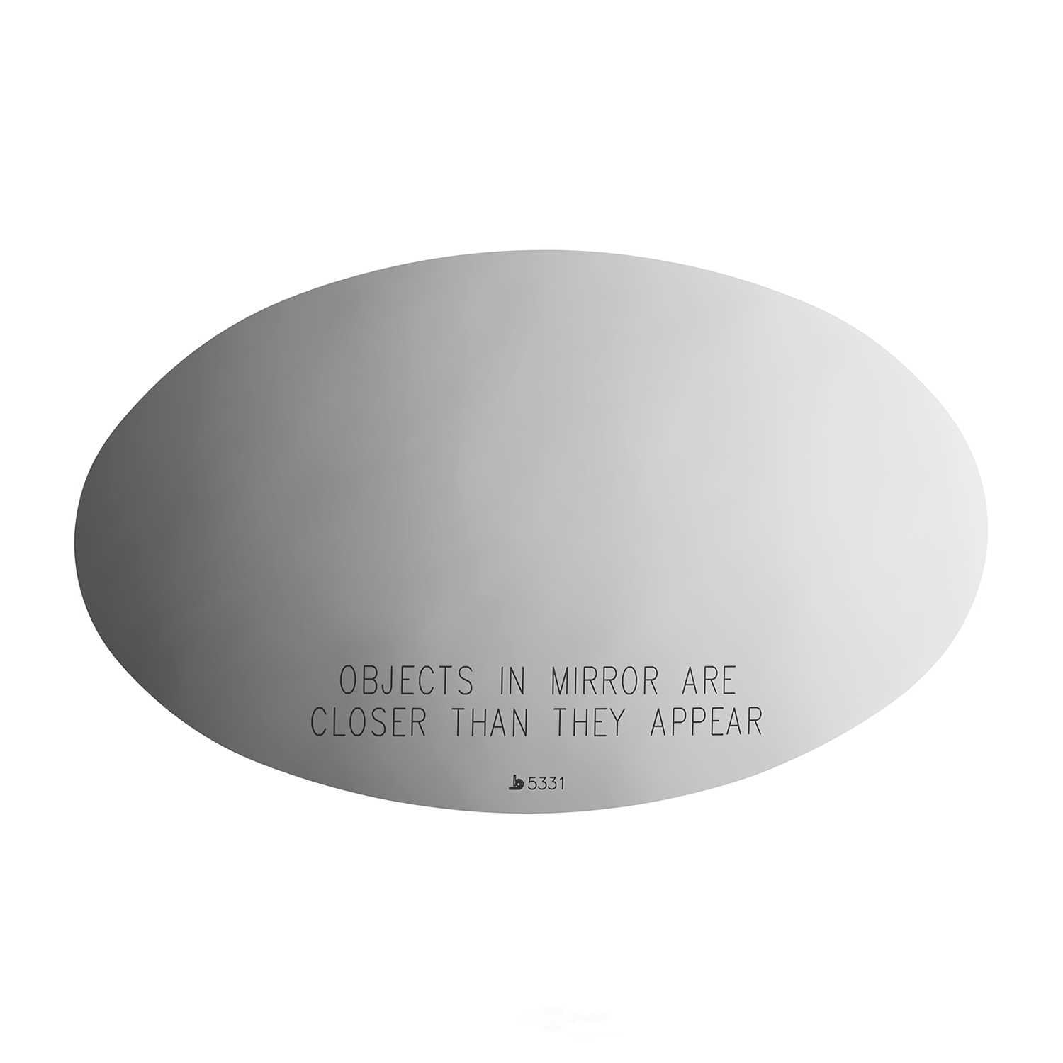 Burco Side View Mirror Replacement Glass - Clear Glass - 5331