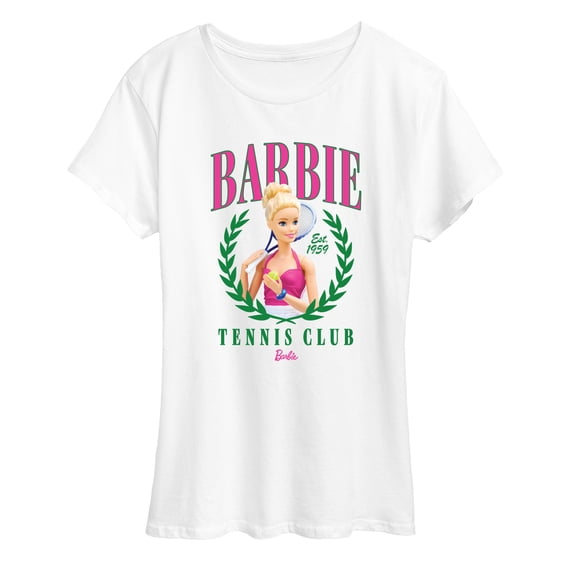 Barbie - Tennis Club - Women's Short Sleeve Graphic T-Shirt
