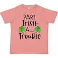 thumbnail image 3 of Inktastic Part Irish All Trouble St. Patrick's Day with Green Clovers Boys or Girls Toddler T-Shirt, 3 of 5