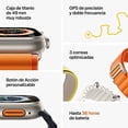 thumbnail image 4 of Apple Watch Ultra 49MM GPS + Celular 4G Blanco Titanio Refurbished Premium, 4 of 5