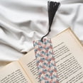 thumbnail image 6 of Kdxio Tropical Leaves Print Metal Tassel Bookmarks,Perfect Gift for Art Lovers and Bookworms Metal Bookmarks for Women, 6 of 8