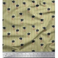 thumbnail image 1 of Soimoi Rayon Fabric Stripe & Ostrich Bird Fabric Prints by Yard 56 Inch Wide, 1 of 1